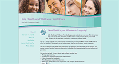 Desktop Screenshot of lifehealthandwellnesshealthcare.com